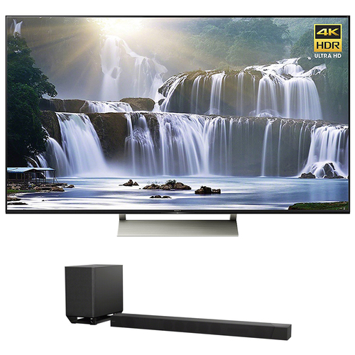 Sony 55` 4K HDR Ultra HD Smart LED TV & Sony 7.1.2ch Dolby Atmos Sound Bar