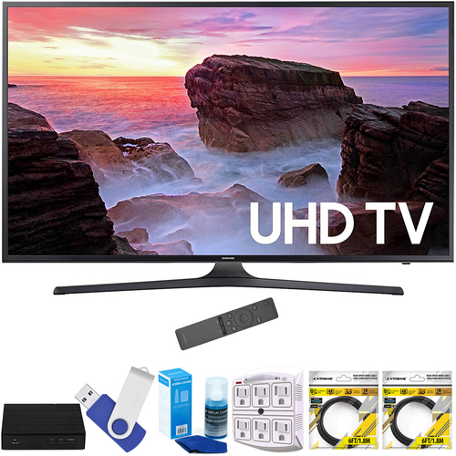 Samsung 65` 4K Ultra HD Smart LED TV 2017 Model  with Terk Tuner Bundle