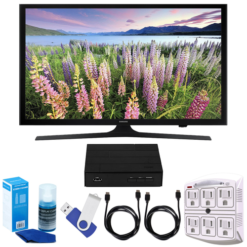 Samsung Flat 49` LED HD 5 Series TV + Terk HD TV Tuner 16GB Hook-Up Bundle