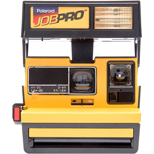 Impossible Polaroid 600 Job Pro Instant Film Camera, Built-In Automatic Flash (Yellow) 1288