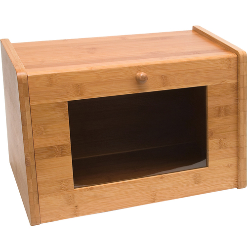 Lipper Bamboo Bread Box with Window