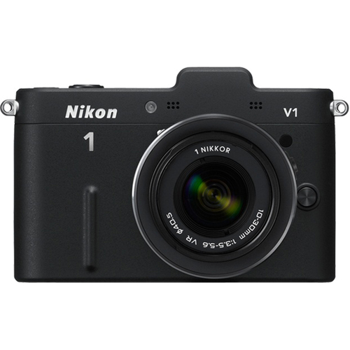 Nikon 1 V1 SLR Black Digital Camera w/ 10-30mm VR Lens - REFURBISHED