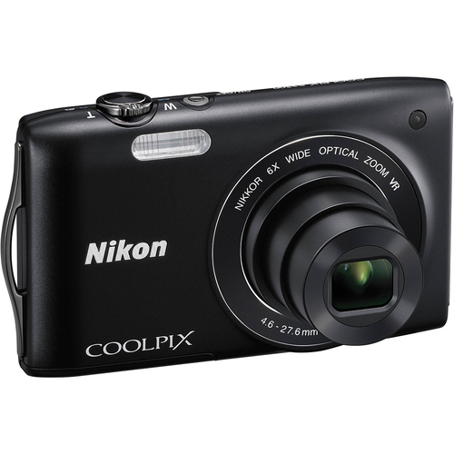 Nikon COOLPIX S3300 16MP 6x Opt Zoom 2.7 LCD (Black) Refurbished