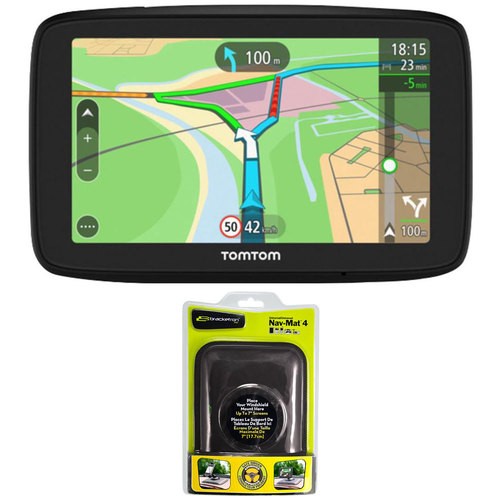TomTom GO 52 GPS 5` Touch Screen (US-CAN-MEX) with Nav-Mat 4 Portable GPS Dash Mount