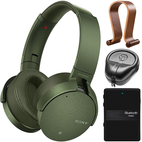 Sony XB950N1 Extra Bass Noise Canceling Wireless Headphones Accessories Kit (Green)