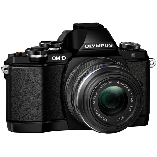 Olympus OM-D E-M10 Mirrorless Micro 4/3rds Digital Camera w/ 14-42mm 2RK Lens Refurb