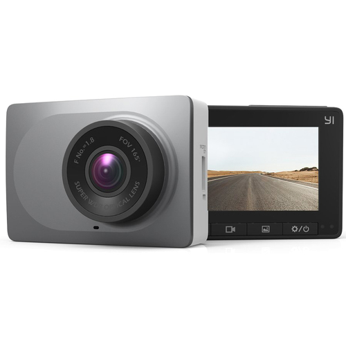 YI 2.7` Screen Full HD 1080P60 165 Wide Angle Dashboard Camera, Car DVR, Grey