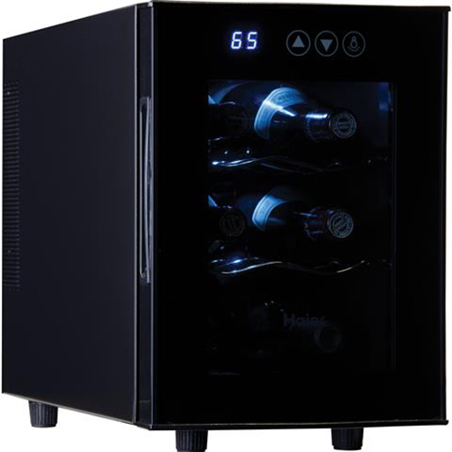 Haier 6-Bottle Capacity Wine Cellar in Black - HVTEC06ABS