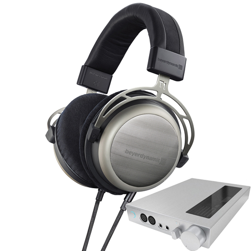 BeyerDynamic T1 Second Generation Audiophile Stereo Headphone w/ Sennheiser HDVA600 Amp
