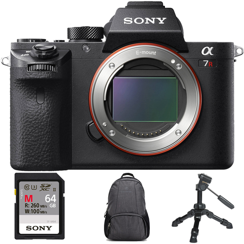 Sony a7R II Full-frame Mirrorless Interchangeable Lens Camera Body + 64GB Bundle