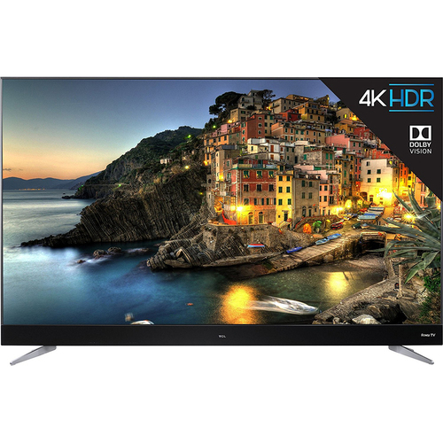 TCL 65 Inch 4K UHD Dolby Vision HDR (2017) Roku Smart LED TV w/ HDMI & USB - 65C807