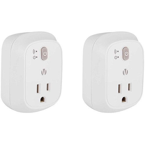 Vivitar 2-Pack WiFi Smartplug Home Automation for Android & iOS (White)HA1002