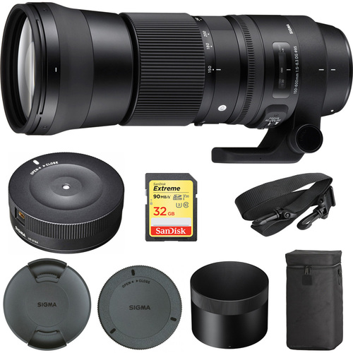 Sigma 150-600mm F5-6.3 DG OS HSM Zoom Lens Contemporary for Sigma w/USB Dock Kit