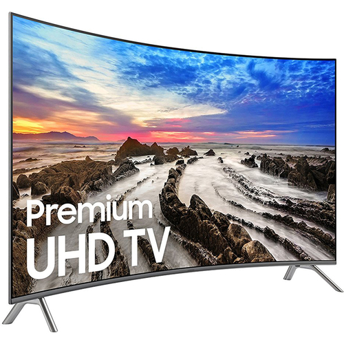 Samsung UN65MU8500 65-Inch Curved 4K Ultra HD Smart LED TV (2017 Model) - OPEN BOX