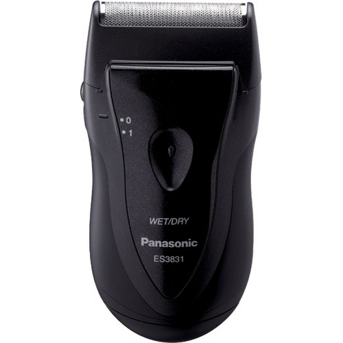 Panasonic Pro-Curve Wet/Dry Battery Operated Black Travel Shaver