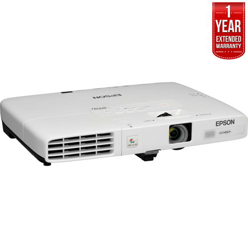 Epson PowerLite 1771W 3000 Lumens Multimedia Projector + Extended Warranty Refurbished