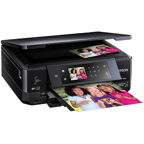 Epson XP-640 Expression Premium Small-in-One All-in-One Printer in Black - C11CF50201