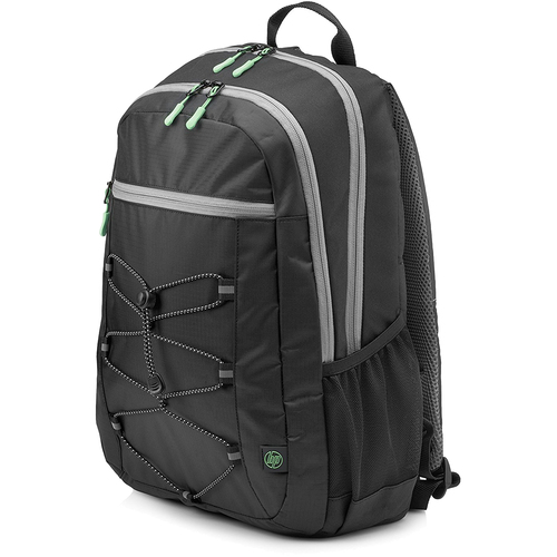Hewlett Packard 15-inch Lightweight Laptop Sport Backpack (Black/Green)