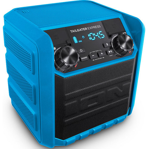 Ion Audio Tailgater Express 20W Water-Resistant Compact Bluetooth Speaker System (Blue)