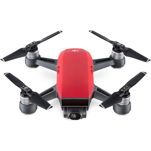DJI CP.PT.000735 SPARK Intelligent Portable Mini Quadcopter Drone - Lava Red