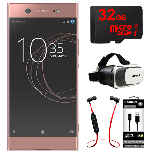 Sony XA1 Ultra 32GB 6-inch Smartphone, Unlocked - Pink w/ 32GB Bundle