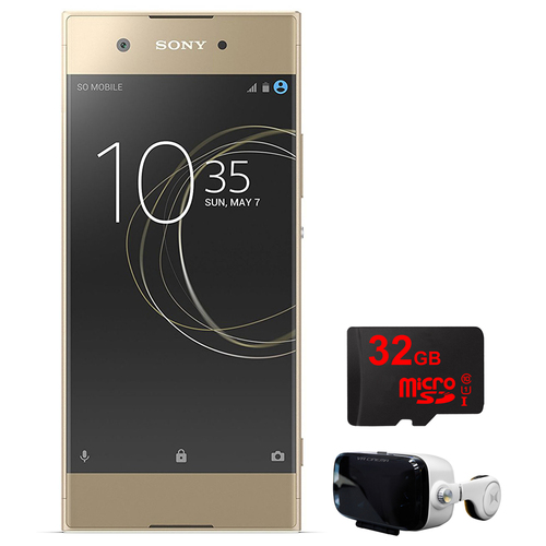 Sony XA1 16GB 5-inch Smartphone Unlocked Gold with 32GB + Virtual Reality Cinema