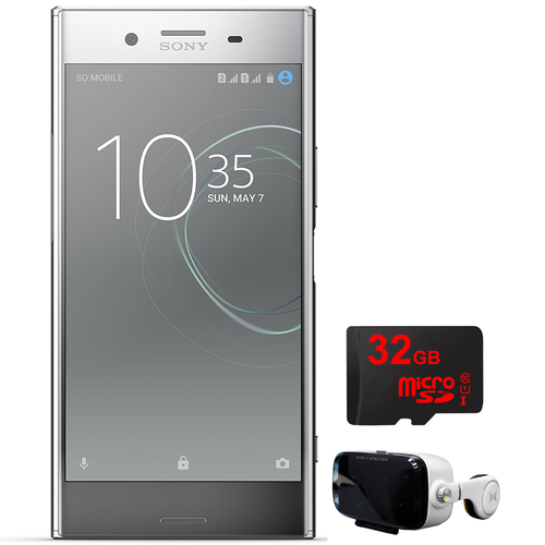 Sony Xperia XZ 64G 5.5` Smartphone Unlocked Chrome w/32GB+Virtual Reality Cinema