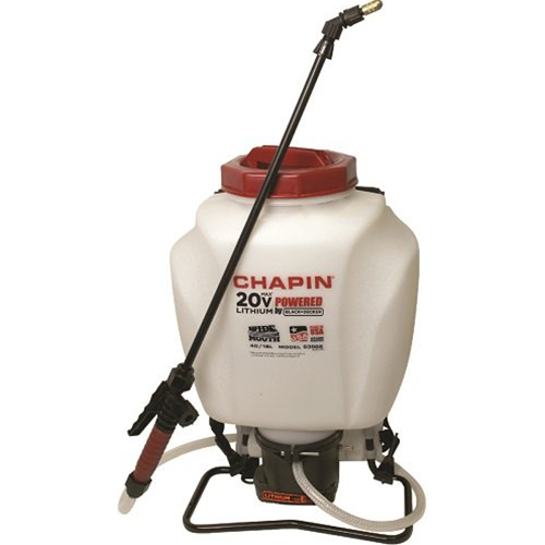 Chapin 4-Gallon 20V wide Mouth Backpack Sprayer Powered by Black & Decker - 63985