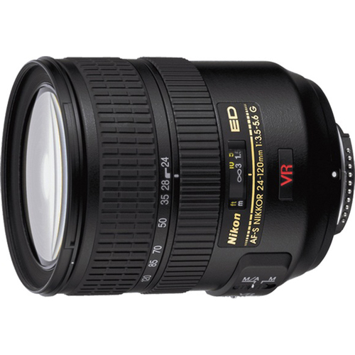 Nikon 24-120mm F/3.5-5.6G ED-IF AF-S`VR` Zoom-Nikkor Lens Manufacturer Refurbished