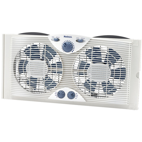 Holmes Dual Blade Window Fan with Comfort Control Thermostat - HAWF2041-N