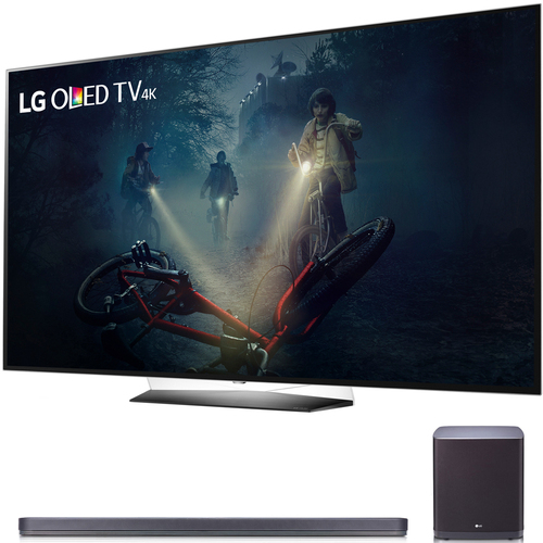 LG B7A Series 65` OLED 4K HDR Smart TV 2017 Model with SJ9 Sound Bar