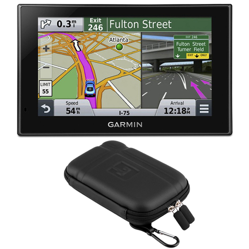 Garmin nuvi 2539LMT Advanced Series GPS Navigation System w/ Lifetime Maps Case Bundle