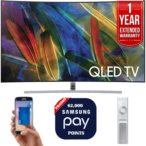 Samsung QN65Q7C 65` 4K UHD Smart QLED TV + 1 Year Extended Warranty + 62,000 Pay Points