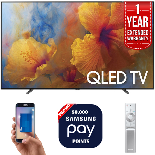 Samsung QN65Q9 65` 4K UHD Smart QLED TV + 1 Year Extended Warranty + 80,000 Pay Points