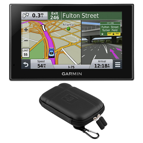 Garmin nuvi 2589LMT Advanced Series 5` GPS Navigation System w Bluetooth Case Bundle