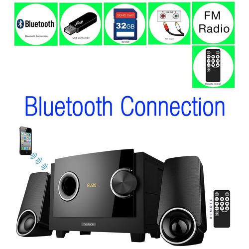 Boytone BT-3129F - Limited Edition Multimedia w/ Bluetooth Audio Powerful Speaker System