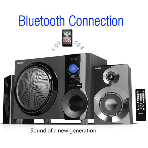 Boytone BT-210FB Wireless Bluetooth Stereo Audio Speaker with Powerful Sound