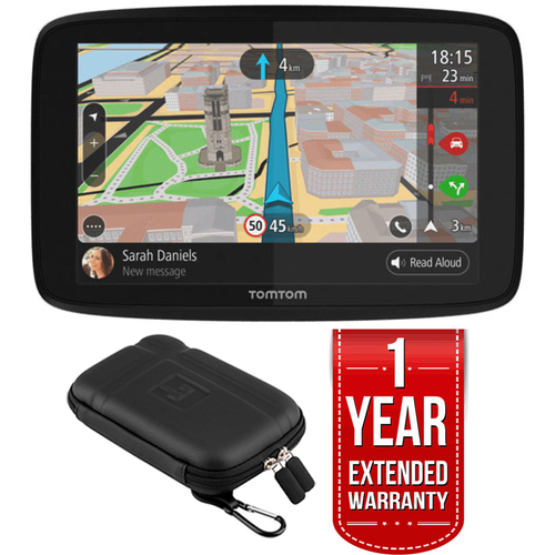 TomTom GO 520 GPS 5` Touch Screen (US-CAN-MEX) w/ Universal Case and Extended Warranty