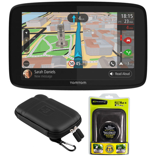 TomTom GO 520 GPS 5` Touch Screen (US-CAN-MEX) w/ Protect and Stow Case and Dash Mount