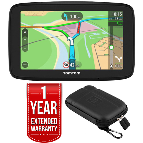 TomTom GO 52 GPS 5` Touch Screen (US-CAN-MEX) with Universal Case and Extended Warranty