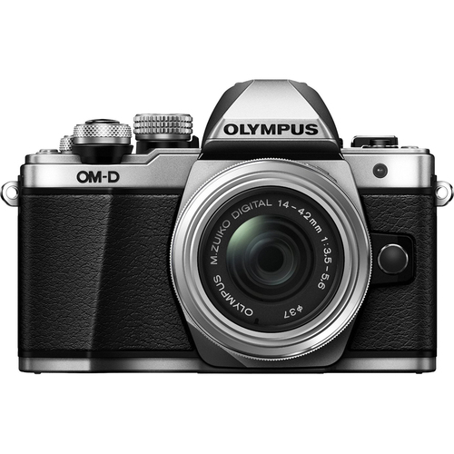 Olympus OM-D E-M10 Mk II Mirrorless Digital Camera w/ 14-42mm IIR Lens Silver Refurb