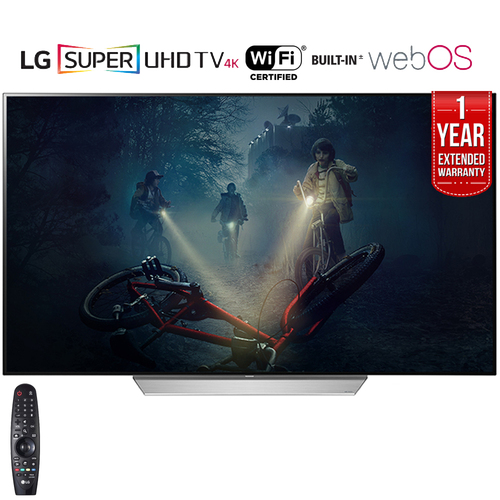 LG 55` C7P OLED 4K HDR Smart TV (2017) + 1 Year Extended Warranty - Refurbished