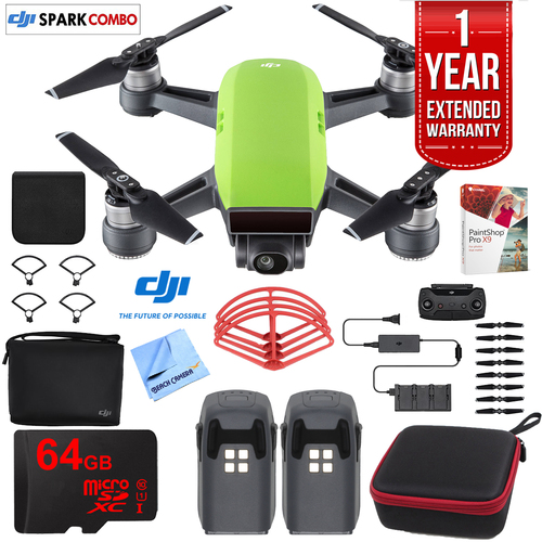 DJI SPARK Fly More Drone Combo Meadow Green - CP.PT.000903 Ultimate Bundle