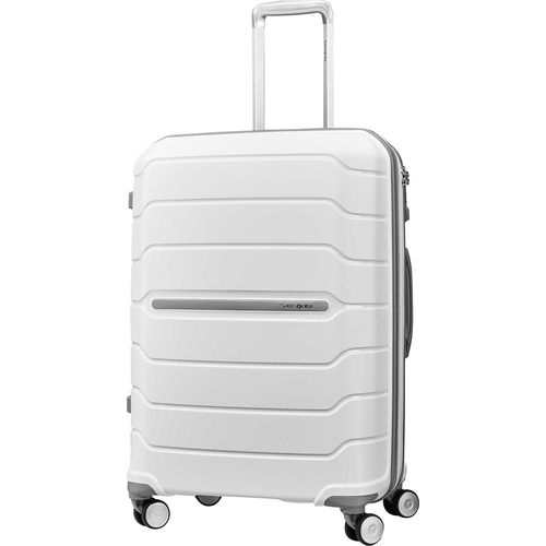 Samsonite Freeform Hardside Spinner Luggage,24` White - OPEN BOX