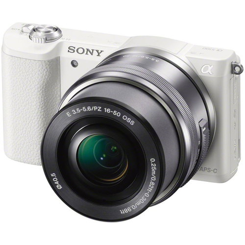 Nominaal Snazzy Leger Sony a5100 Mirrorless Camera w/ 16-50mm lens with Wifi- White - ***AS IS***  | BuyDig.com