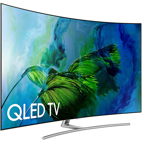 Samsung QN65Q8C Curved 65-Inch 4K Ultra HD Smart QLED TV (2017 Model) - Refurbished