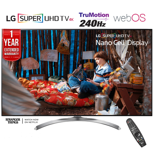 LG SUPER UHD 65` 4K HDR Smart LED TV (2017) + 1 Year Extended Warranty -Refurbished