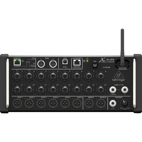 Behringer XR18 18ch 12-Bus Digital Mixer for Tablets w/ Wifi & 16 Programmable Preamps