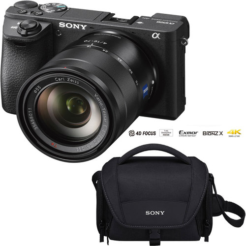 Sony a6500 ILCE-6500 4K Mirrorless APS-C Digital Camera with 16-70mm f/4 Prime Lens