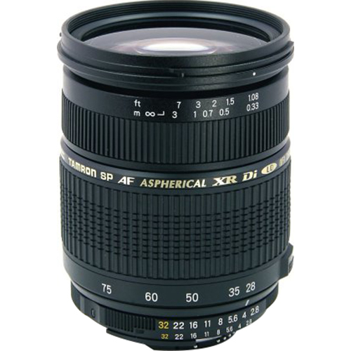Tamron SP AF 28-75mm f/2.8 XR Di with Built-in Motor for Nikon, With USA Warranty